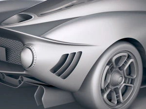 Detomaso P72 2020 3D Model