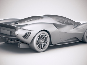 Detomaso P72 2020 Modèle 3D