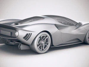 Detomaso P72 2020 3D Model