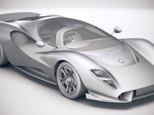 Detomaso P72 2020 Modèle 3D
