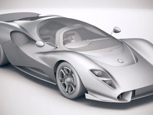 Detomaso P72 2020 3D Model