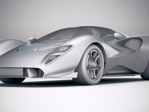 Detomaso P72 2020 Modèle 3D