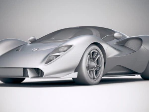 Detomaso P72 2020 3D Model