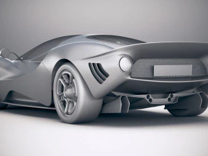 Detomaso P72 2020 3D Model