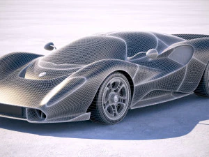 Detomaso P72 2020 3D Model