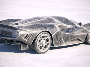 Detomaso P72 2020 Modèle 3D