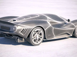 Detomaso P72 2020 3D Model