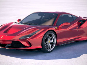Ferrari F8-eerbetoon 2020 3D Model