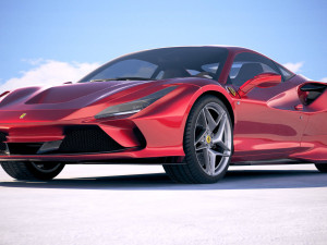 Ferrari F8 Tributo 2020 Modello 3D