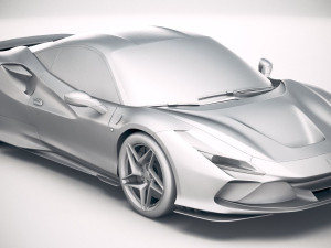 Ferrari F8 Tributo 2020 Modello 3D