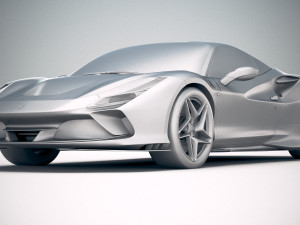 Ferrari F8 Tributo 2020 Modello 3D