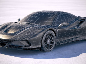 Ferrari F8 Tributo 2020 Modello 3D