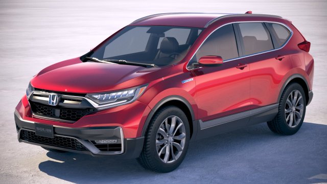 Honda CR-V 2020 3D Модель .c4d .max .obj .3ds .fbx .stl .blend