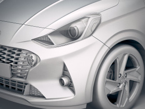 Hyundai i10 2020 3D Model