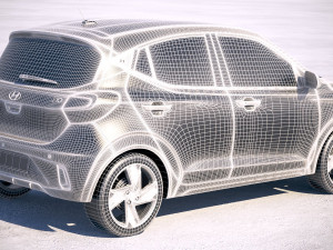 Hyundai i10 2020 3D Model