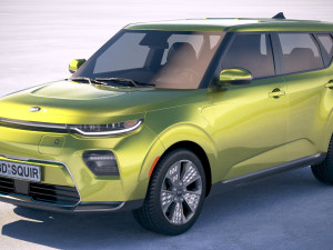 Kia Soul EV 2020 Modèle 3D