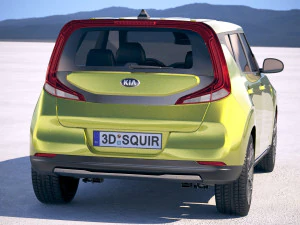 Kia Soul EV 2020 3D Model