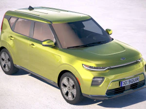 Kia Soul EV 2020 3D Model