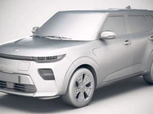 Kia Soul EV 2020 3D Model