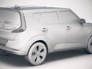 Kia Soul EV 2020 3D Model