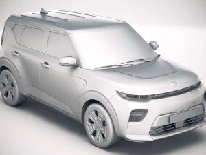 Kia Soul EV 2020 3D Model