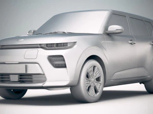Kia Soul EV 2020 3D Model