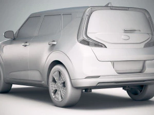Kia Soul EV 2020 3D Model