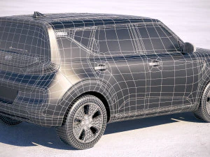 Kia Soul EV 2020 3D Model