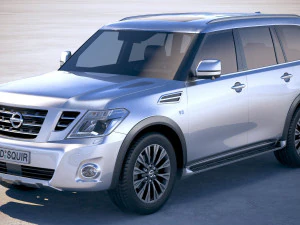 Nissan Patrol Y62 2019 Modello 3D