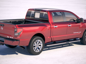 Nissan Titan 2020 3D Model