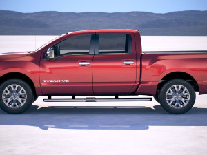Nissan Titan 2020 3D Model