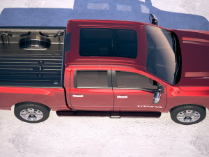 Nissan Titan 2020 3D Model