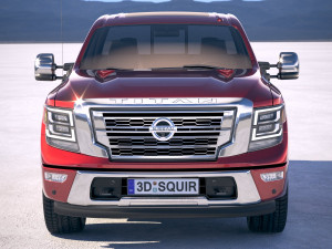 Nissan Titan 2020 3D Model