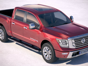 Nissan Titan 2020 3D Model