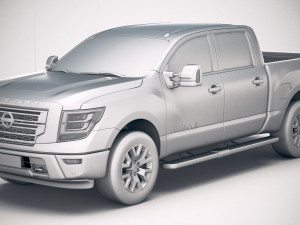 Nissan Titan 2020 3D Model