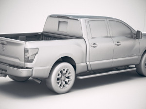 Nissan Titan 2020 3D Model