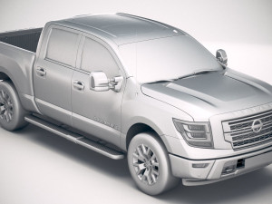 Nissan Titan 2020 3D Model