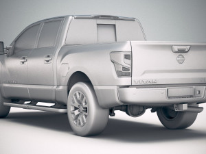 Nissan Titan 2020 3D Model