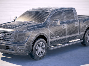 Nissan Titan 2020 3D Model