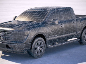 Nissan Titan 2020 3D Model