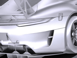 Porsche 911 GT3R 2019 Lowpoly Modelo 3D