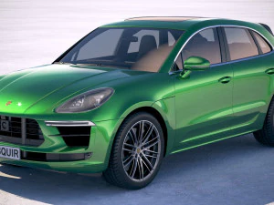 Porsche Macan Turbo 2019 3D Model