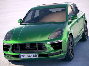 Porsche Macan Turbo 2019 3D Model