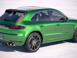 Porsche Macan Turbo 2019 Modello 3D