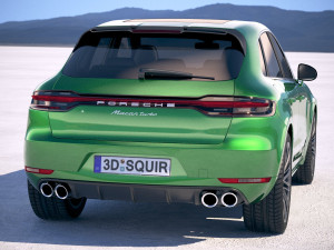 Porsche Macan Turbo 2019 Modello 3D