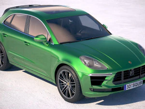 Porsche Macan Turbo 2019 3D Model