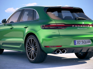 Porsche Macan Turbo 2019 Modello 3D