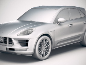 Porsche Macan Turbo 2019 Modello 3D