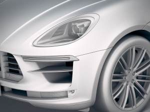 Porsche Macan Turbo 2019 Modello 3D