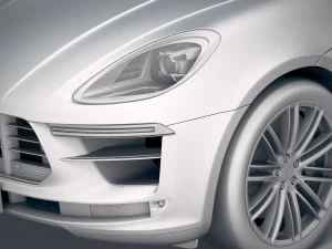 Porsche Macan Turbo 2019 3D Model